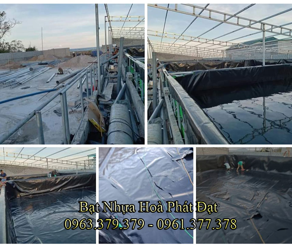 Bảng giá bạt chống thấm lót hồ chứa nước, bán màng (bạt) nhựa đen HDPE lót ao hồ nuôi cá tôm ở tại Tuyên Quang