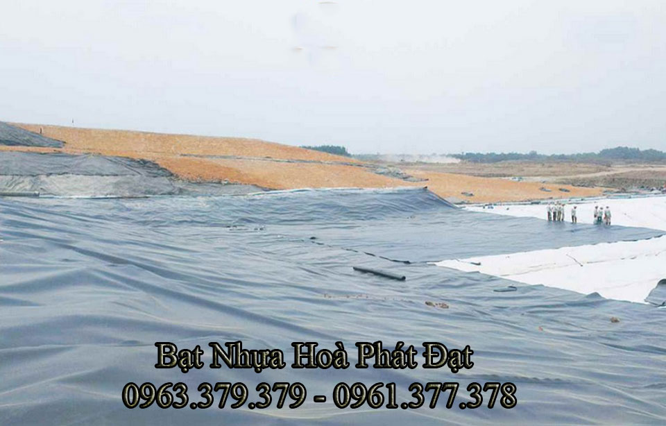 Bảng giá bạt chống thấm lót hồ chứa nước, bán màng (bạt) nhựa đen HDPE lót ao hồ nuôi cá tôm ở tại Sóc Trăng