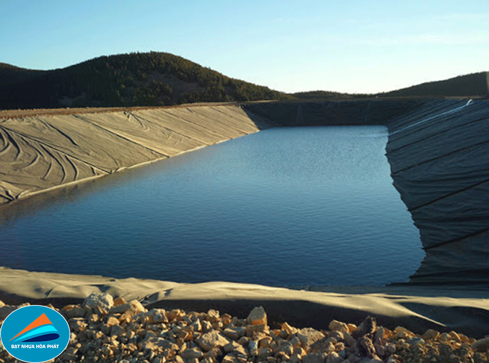 Bạt HDPE làm hồ chứa nước ngọt