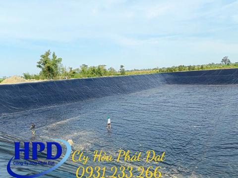 Hồ nuôi tôm lót bạt HDPE