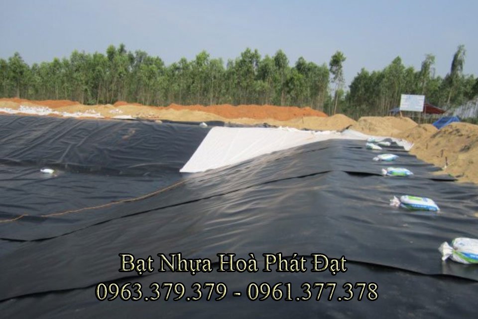 Hình ảnh: bạt nhựa đen HDPE chống thấm nước
